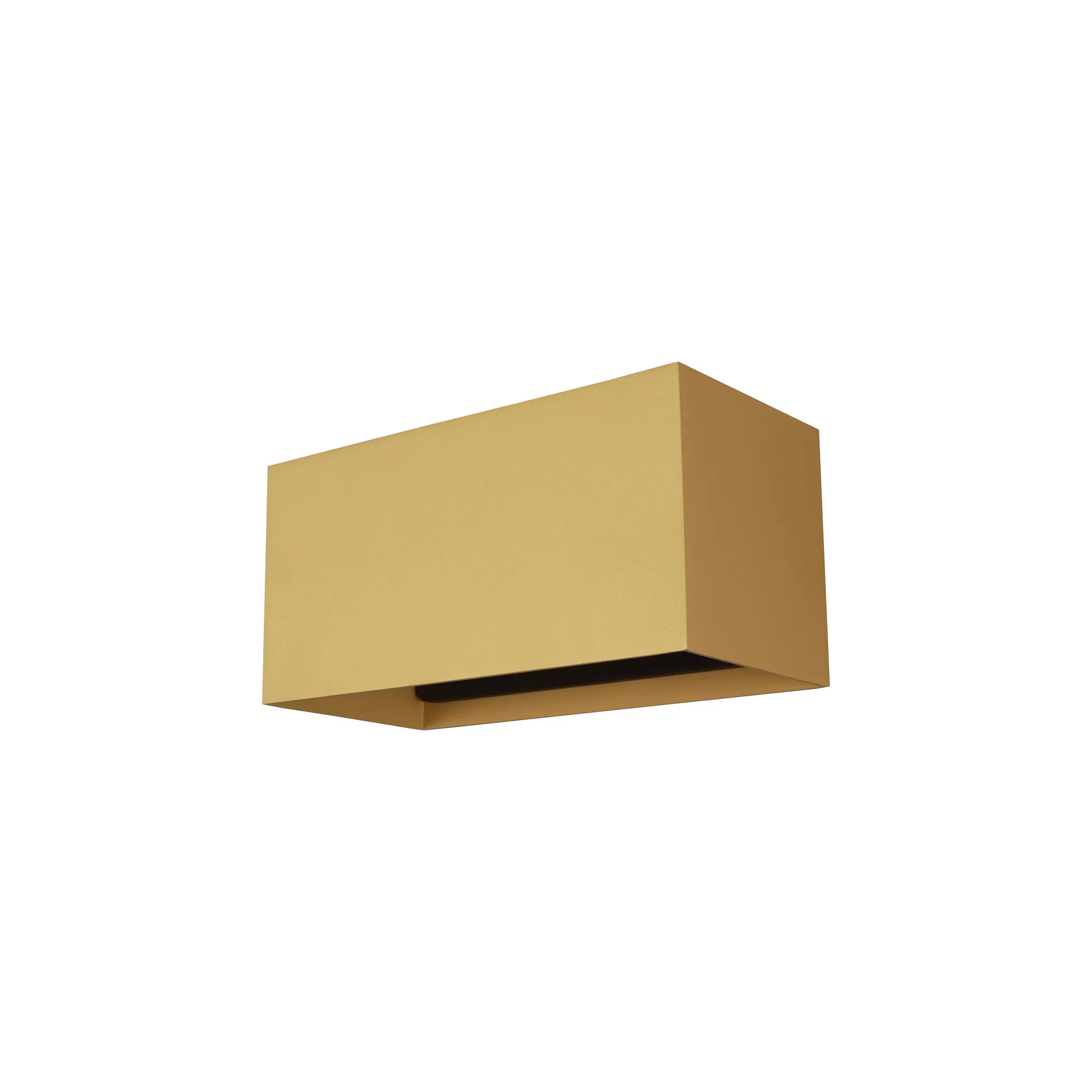 M9224  Davos Rectangle Wall Lamp Dimmable 24W LED 2700K IP54 Gold/Black